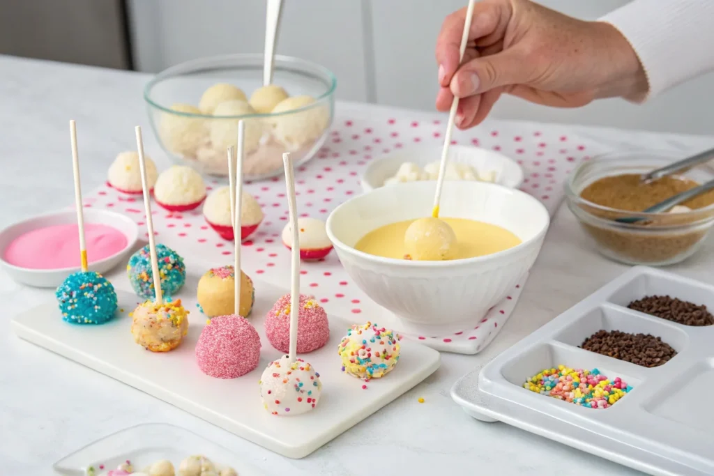 cake pop recipe step 7