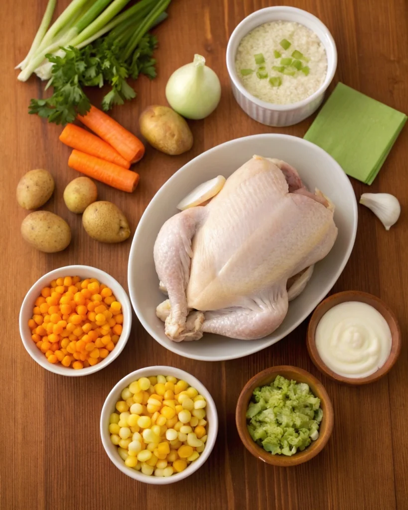 chicken corn chowder recipe ingredients