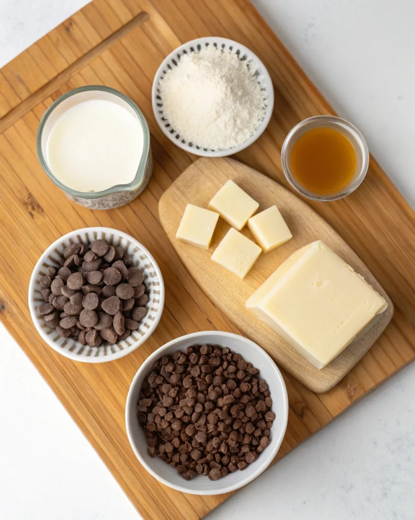 easy fudge ingredients