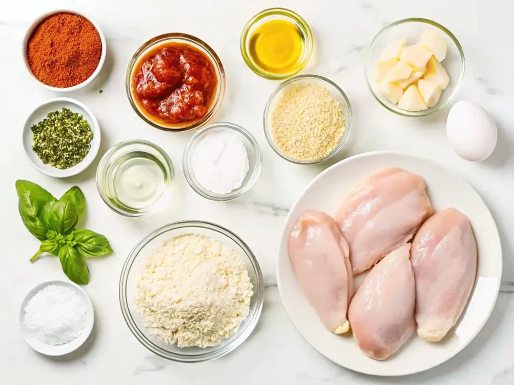 ingredients chicken parmesan recipe