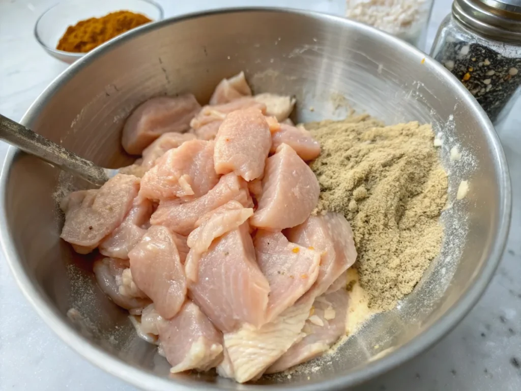 step-1 fried chicken strips recipe