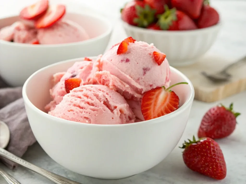 strawberry ice cream