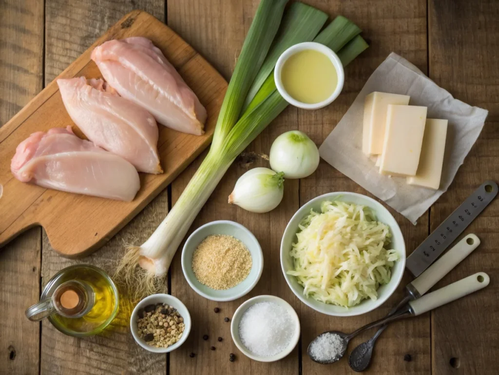 chicken and leek gratin ingredients