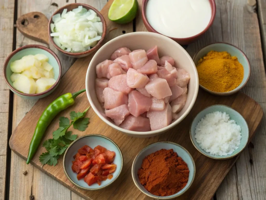 chicken curry recipe ingredients