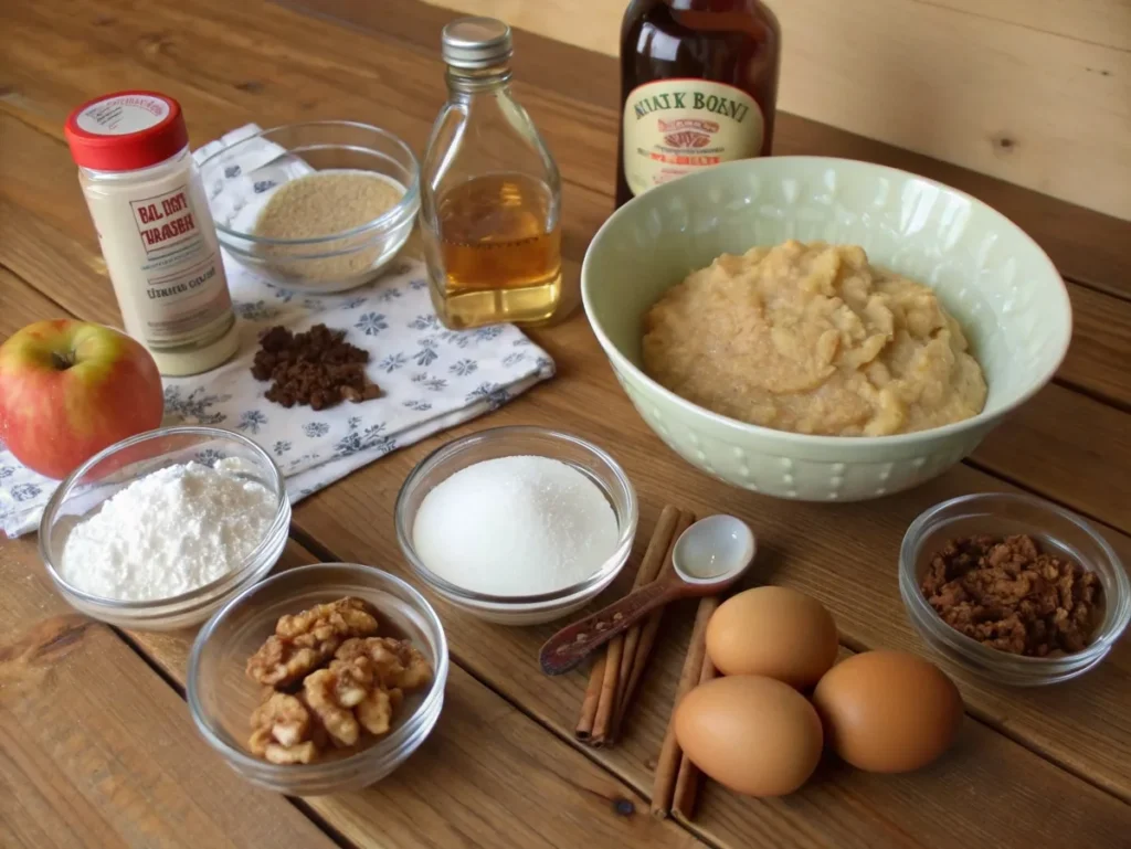 ingredients amish applesauce cake