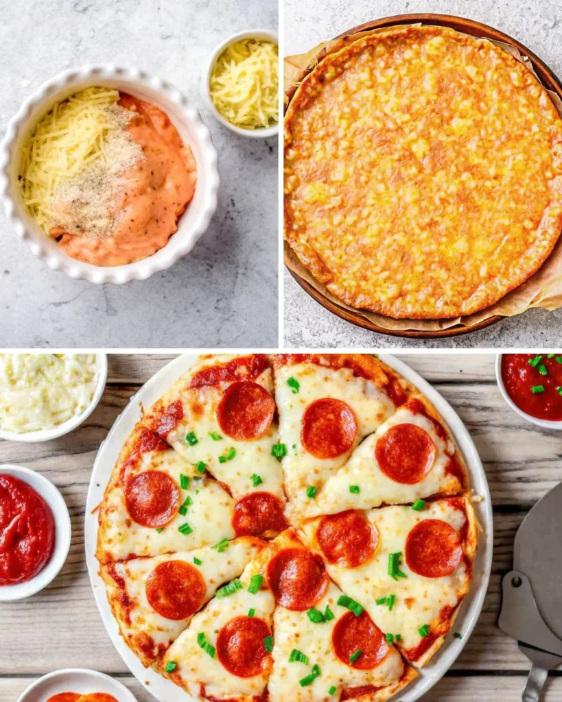 instructions chicken crust pizza recipe