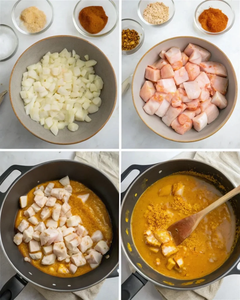 instructions chicken curry recipe
