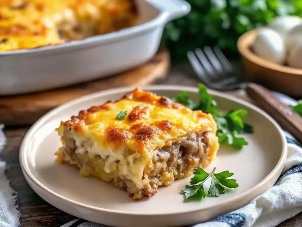 sausage egg and cheese casserole