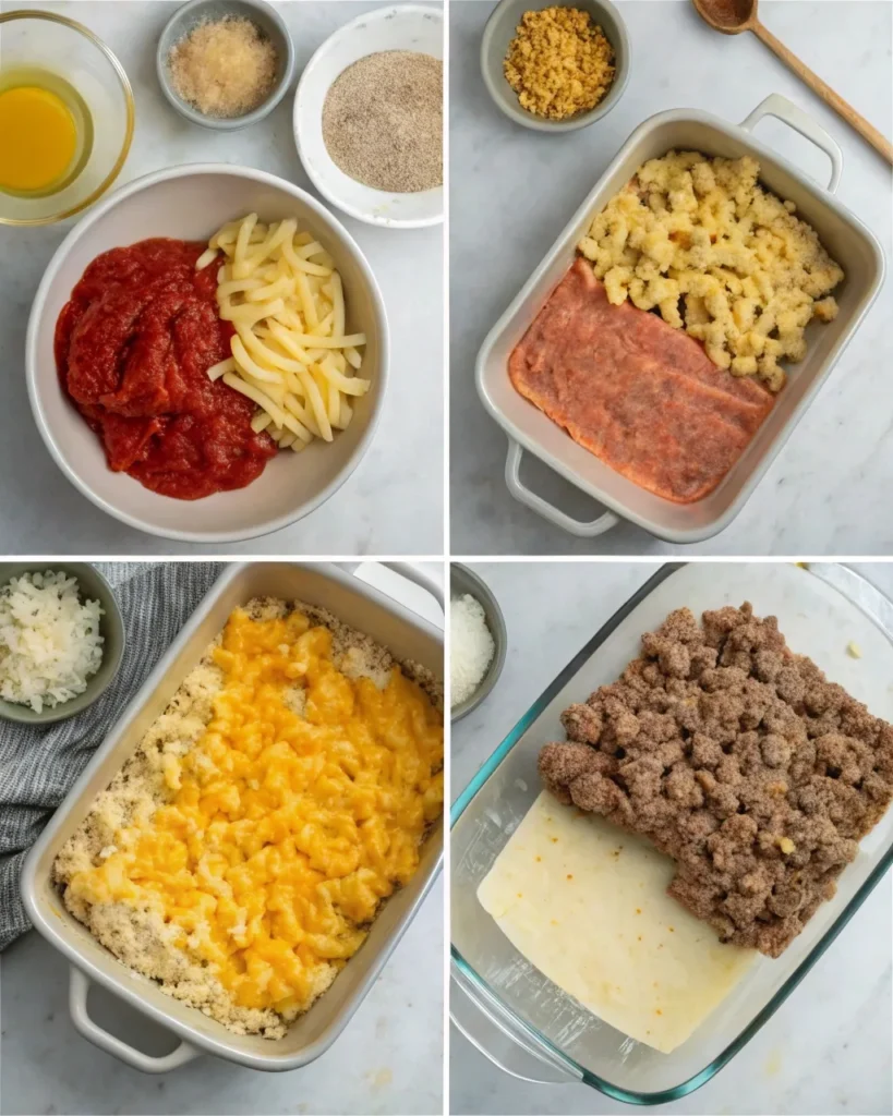 step by step instructions mac and cheese meatloaf